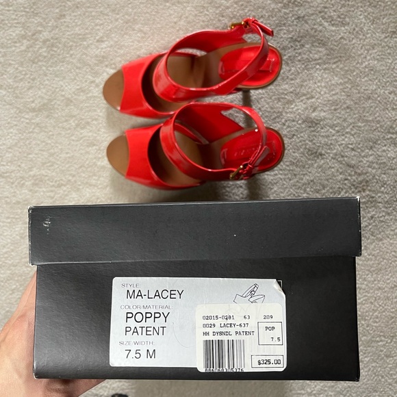 BCBGMaxAzria patent leather slingback heels - Picture 8 of 8